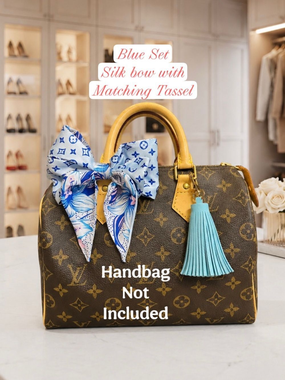 Set of Blue 
Silk Bow 
Matching with Blue Tassel